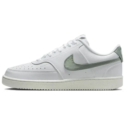 Женские кроссовки Nike Court Vision Low, бело-зеленые