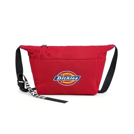 Сумка через плечо Dickies из нейлона, черная, бежевая, красная
