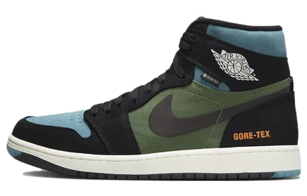 Мужские кроссовки Jordan 1 Retro Gore-Tex, черно-оливковые