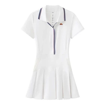 Женское платье Ellesse с короткими рукавами, белое