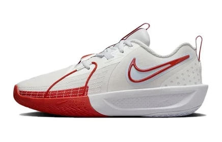 Кроссовки для девочек Nike Air Zoom GT Cut 3, бело-серо-красные