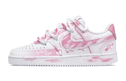 Унисекс-кроссовки Nike Court Vision 1, розово-синие