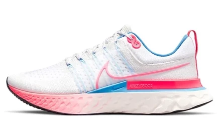 Мужские кроссовки Nike React Infinity 2, бело-розовые