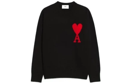 Мужской свитер Ami Paris Adc, черный