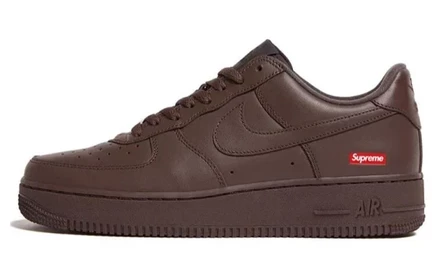 Мужские кроссовки Nike Air Force 1 Low Supreme, коричневые