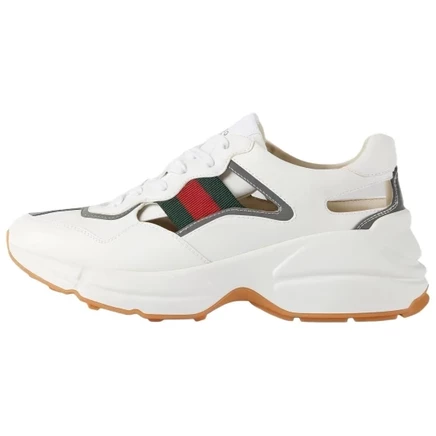 Женские кроссовки Gucci Rython Cut Out, белые