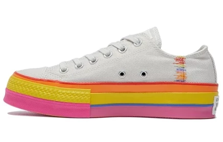 Женские кеды Converse Chuck Taylor Lift Low, винтажно-белые