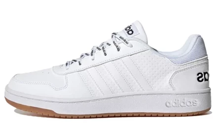 Мужские кроссовки Adidas Hoops 2.0, бело-коричневые