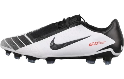 Мужские бутсы Nike Phantom Venom Elite FG, бело-черные