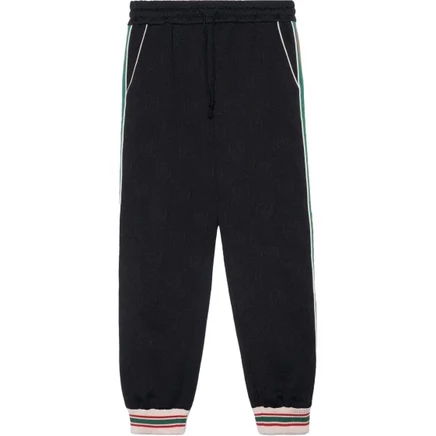 Мужские джоггеры Gucci Gg Jacquard, черные