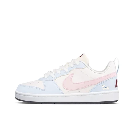 Женские кеды Nike Court Borough, розово-синие