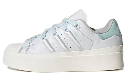 Женские кроссовки adidas Superstar Bonega, бело-голубые