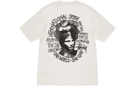 Мужская футболка Stussy SS24 Camelot, черная