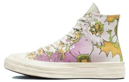 Женские высокие кеды Converse Chuck 70 Crafted Florals