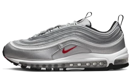 Кроссовки Nike Air Max 97 OG 2022, серебристо-красные
