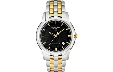 Мужские часы Tissot 7611608214749, черно-золотые