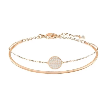 Женские браслеты Swarovski Crystal, розовое золото