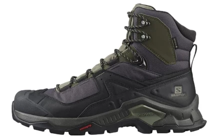 Мужские треккинговые ботинки Salomon Quest Element, черно-зеленые