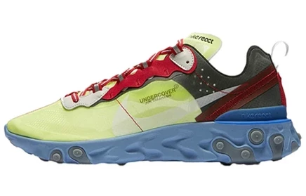 Мужские кроссовки Nike React Element 87 Undercover, салатовые