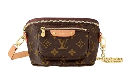 Женская поясная сумка Louis Vuitton Mini Bumbag Monogram