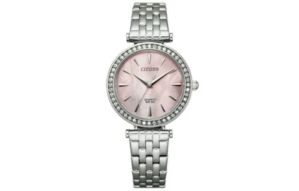 Женские часы Citizen ER0210-55Y, серебристый ремешок