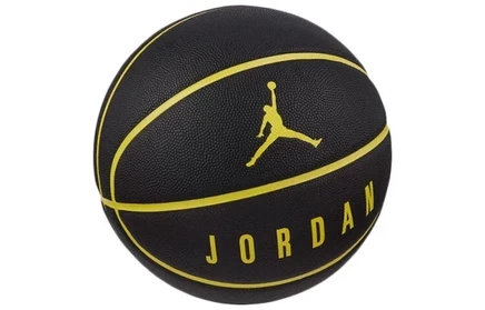 Баскетбольный мяч Jordan PU, размер 7, черно-желтый