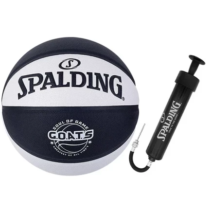 Баскетбольный мяч Spalding G.O.A.T.S, №7, черно-белый