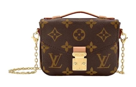 Женская сумка Louis Vuitton Micro Métis, коричневая