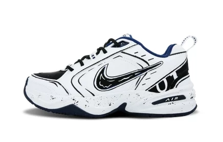 Унисекс кроссовки Nike Air Monarch 4, черно-белые
