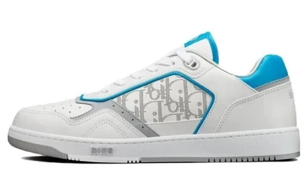 Мужские кроссовки Dior B27 Low, бело-голубые