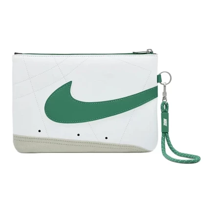 Клатч женский повседневный Nike Icon PU Polyurethane белый и зеленый