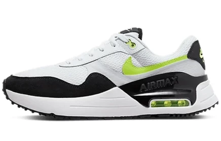 Кроссовки Nike Air Max Systm, бело-салатовые