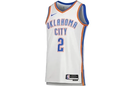 Мужская баскетбольная майка Nike OKC №2, белая