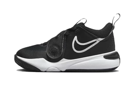 Детские кроссовки Nike Team Hustle D11 PS, черно-белые