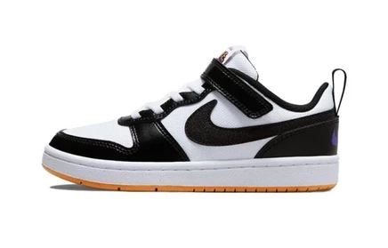 Кеды для девочек Nike Court Borough Low 2, черно-белые