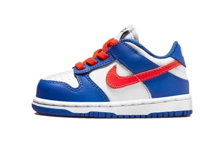 Кеды для детей Nike Dunk Low, сине-красные