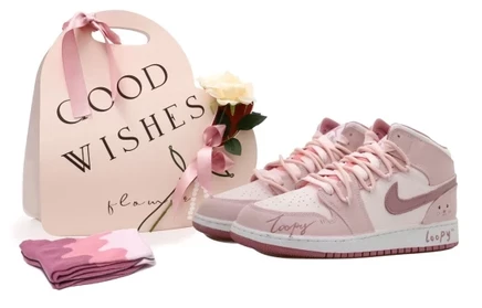 Детские кроссовки Jordan Air Jordan 1 Mid, оранжевые