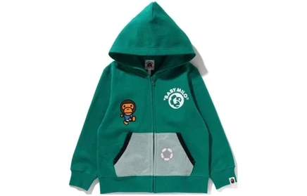 Толстовка для девочек A Bathing Ape, зеленая