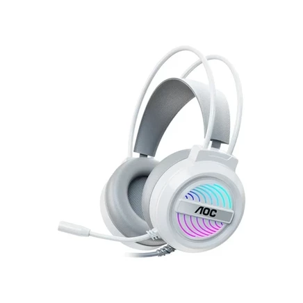 Проводные наушники AOC USB 7.1, черные