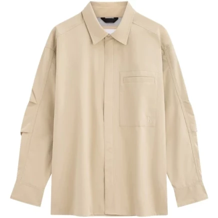 Рубашка мужская повседневная Calvin Klein 8720639173693 rae-khaki