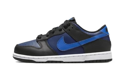 Детские кеды Nike Dunk Low, темно-синие
