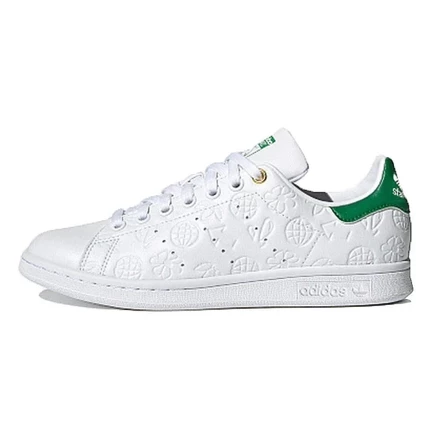 Женские кроссовки adidas Originals Stan Smith, бело-зеленые
