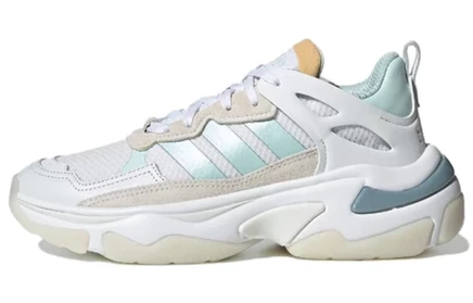 Женские кроссовки Adidas Boujirun, бело-голубые