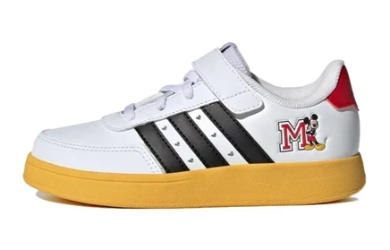 Кеды для девочек Disney x Adidas Neo Breaknet, черно-белые