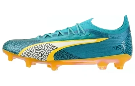 Мужские футбольные бутсы PUMA Ultra Ultimate, зелено-желтые