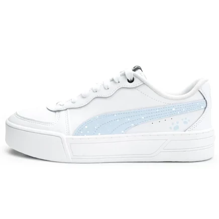 Женские кеды Puma Skye Low, розово-белые