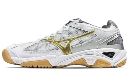 Мужские кроссовки Mizuno Supersonic Cn, бело-золотые