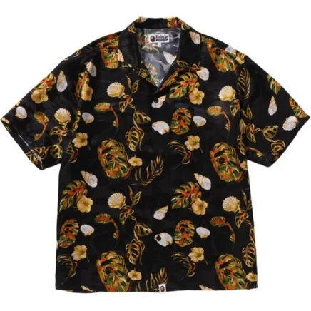 Мужская рубашка A Bathing Ape Vacation, черная