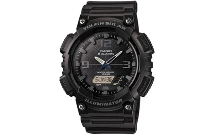 Мужские часы Casio AQ-S810W-1A2, черный циферблат