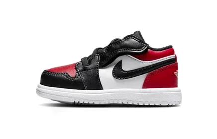 Детские кроссовки Jordan 1 Low Alt, черно-красные